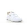 LACOSTE W LINESHOT CONTRASTED COLLAR LEATHER Blanc